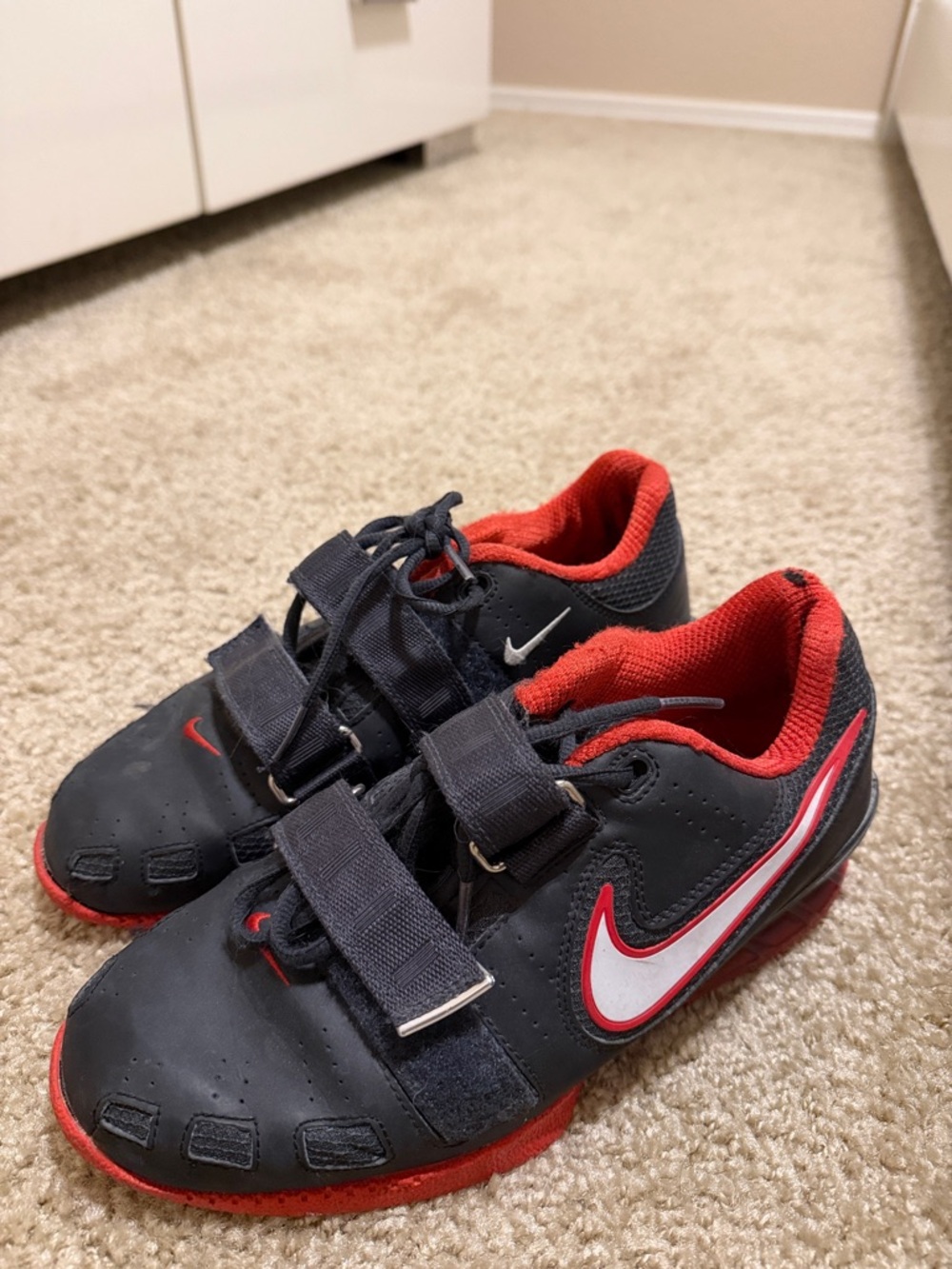Men’s Nike Romaleos 2 Weightlifting Shoes (Red & Black)